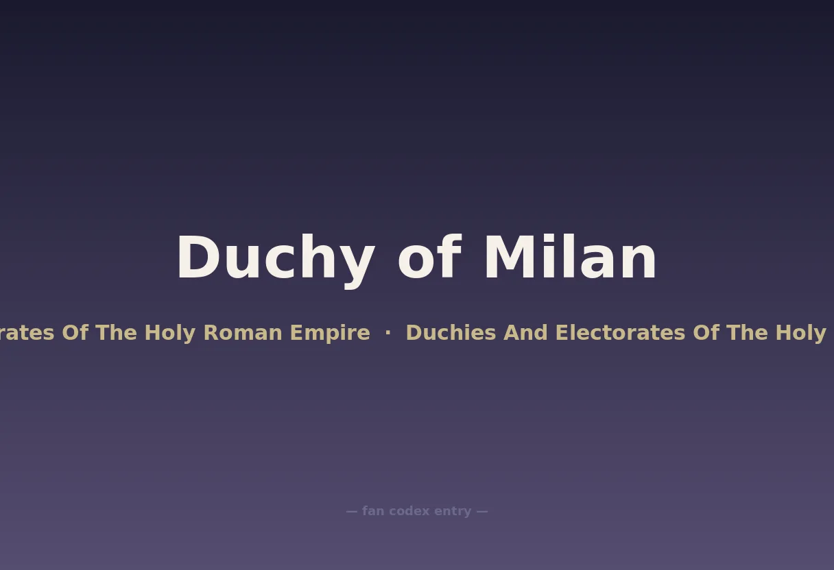 Duchy of Milan