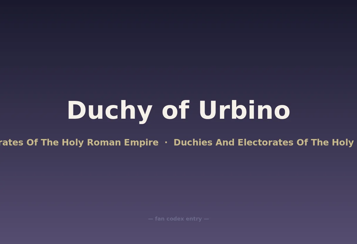 Duchy of Urbino