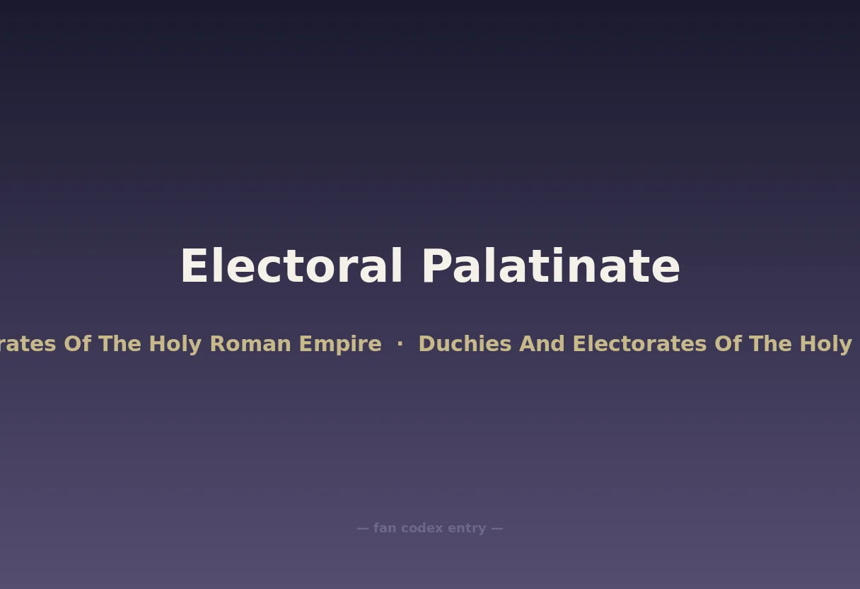 Electoral Palatinate