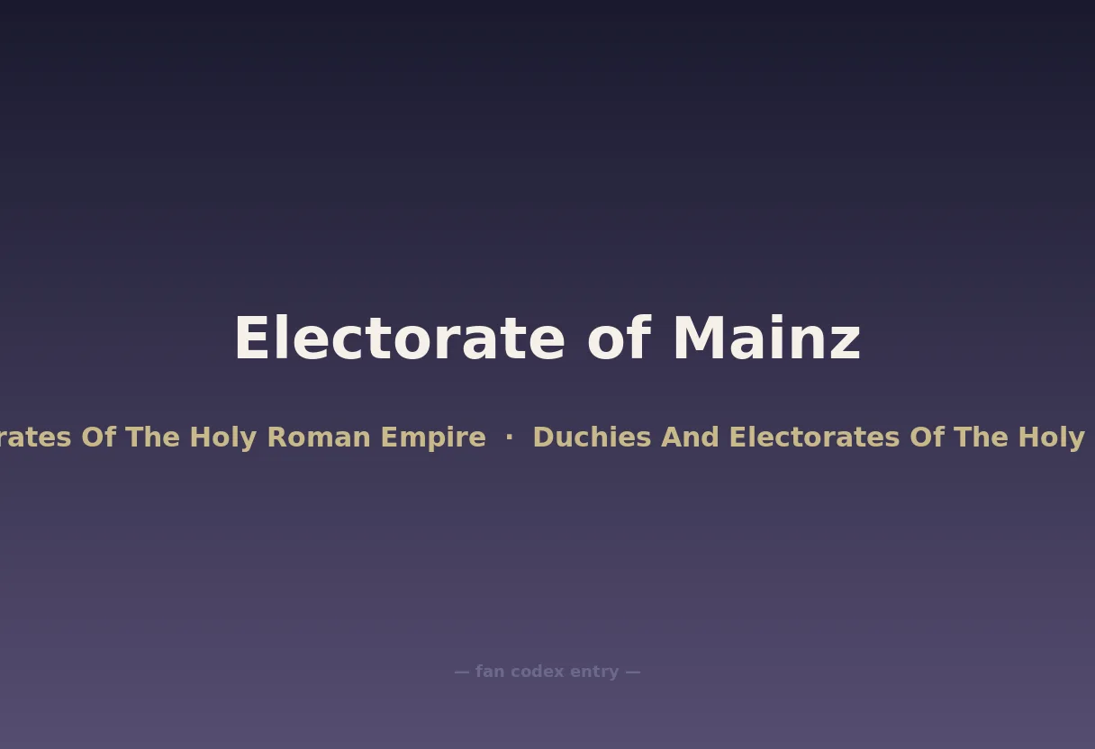 Electorate of Mainz